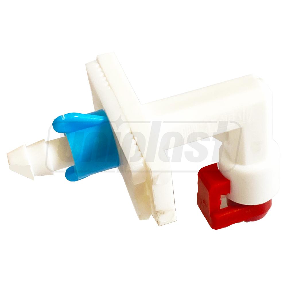 Cot 2 (alb) pentru adapatoare cu niplu pentru iepuri