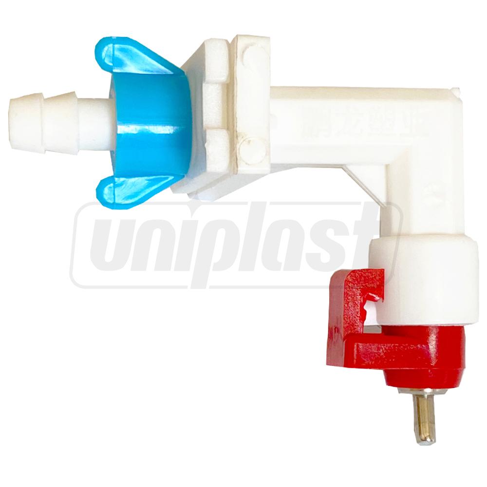 Cot 2 (alb) pentru adapatoare cu niplu pentru iepuri