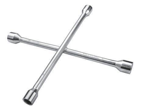 Cheie cruce pentru roti 14" (17 x 19 x 21 x 23 mm)  TOLSEN