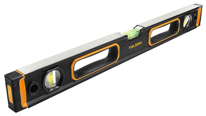Уровень с магнитом 100 см, 40", алюминиевая рамка Industrial TOLSEN