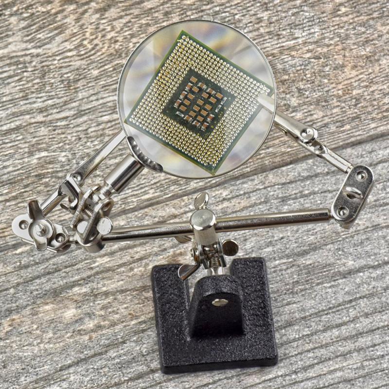 Suport de lipit cu lupa 62 mm 1-1/2" Industrial  TOLSEN