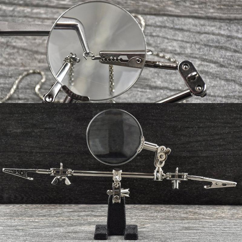 Suport de lipit cu lupa 62 mm 1-1/2" Industrial  TOLSEN