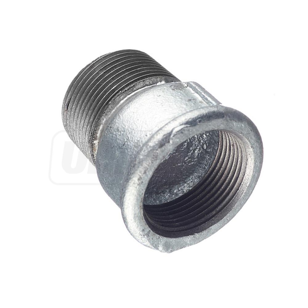 Reductie  D. 1/2" FE/FI prelungitor galvanizata L=10 mm