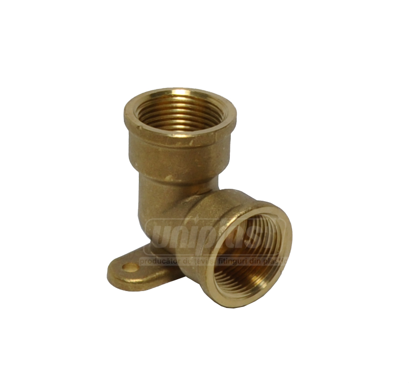 Угол D. 3/4" М/М бронзовый настенный HY