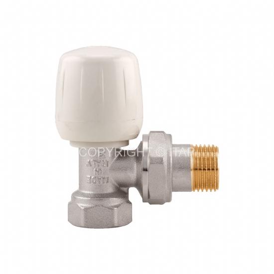 Кран для радиатора D. 3/4" М/П угловой подача PN10  ITAP