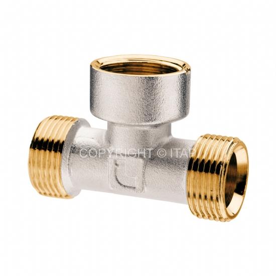 Teu D. 3/4" FE/FI/FE alama nichelata 535 ITAP