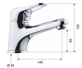 Baterie lavoar verticala KISS 11L2  REMER