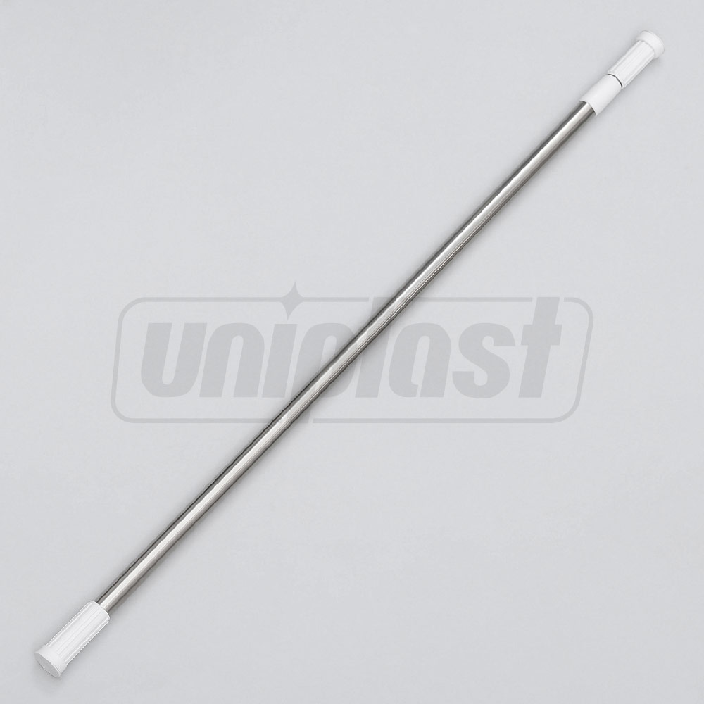 Карниз для шторы металлический 140-260 см (нержавеющая сталь) VM11653