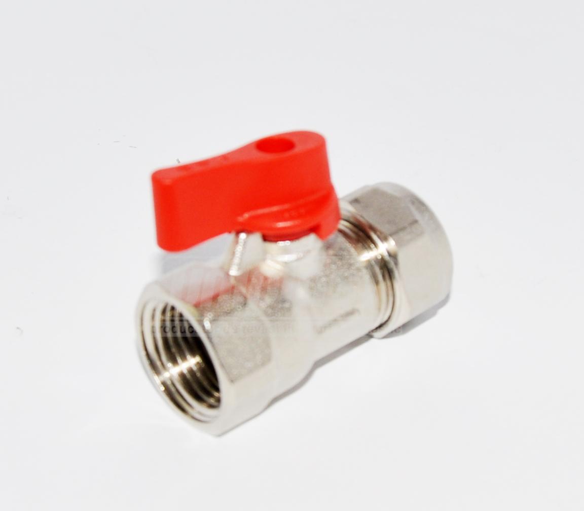 Кран D. 16 x 1/2" М металлопласт KAS