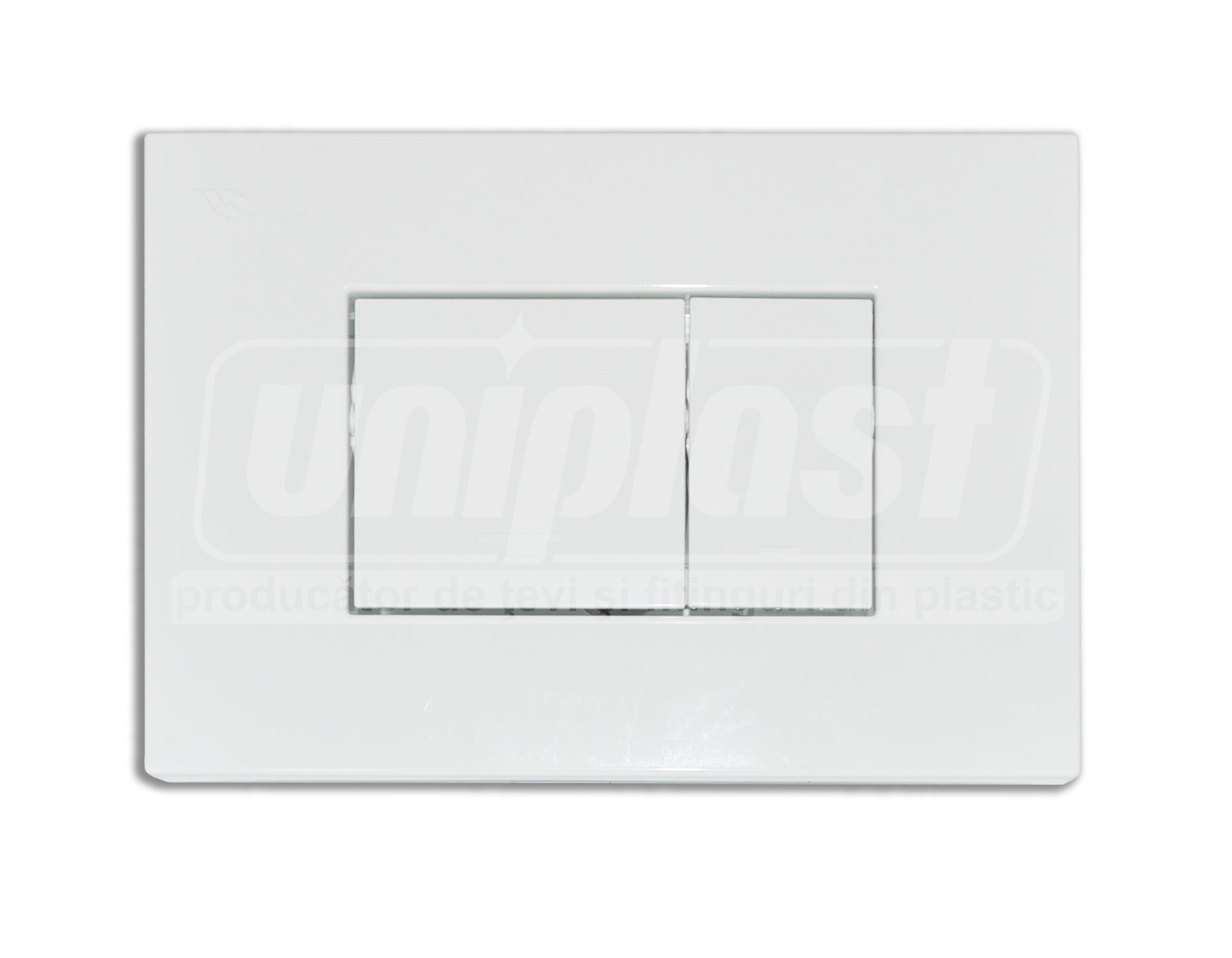 Кнопка смыва двойная EFES (белый)  VISAM