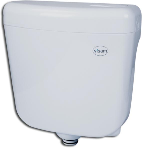 Rezervor WC ALFA (buton plastic) сu alimentare inferioara 6 L  VISAM