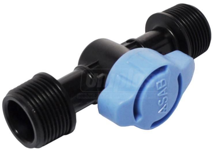 Robinet cilindric D. 1/2"x1/2" FE/FE PN4  SAB