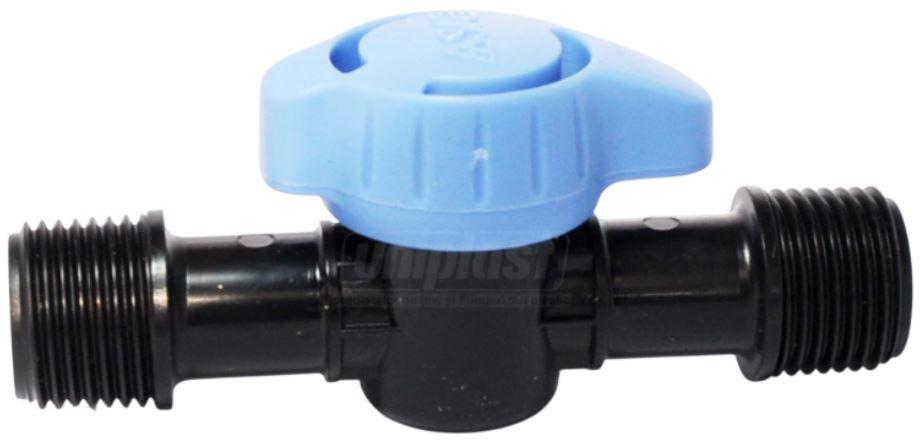 Robinet cilindric D. 1/2"x1/2" FE/FE PN4  SAB