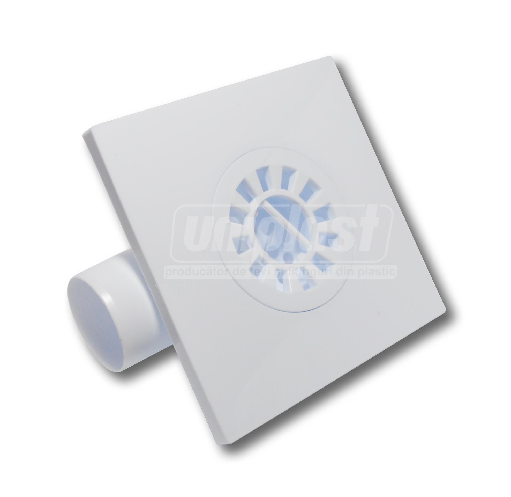 Sifon de pardoseala PP D. 50 х 90° orizontal (alb) (150 x 150 x 65 mm) YSZ11  GPD