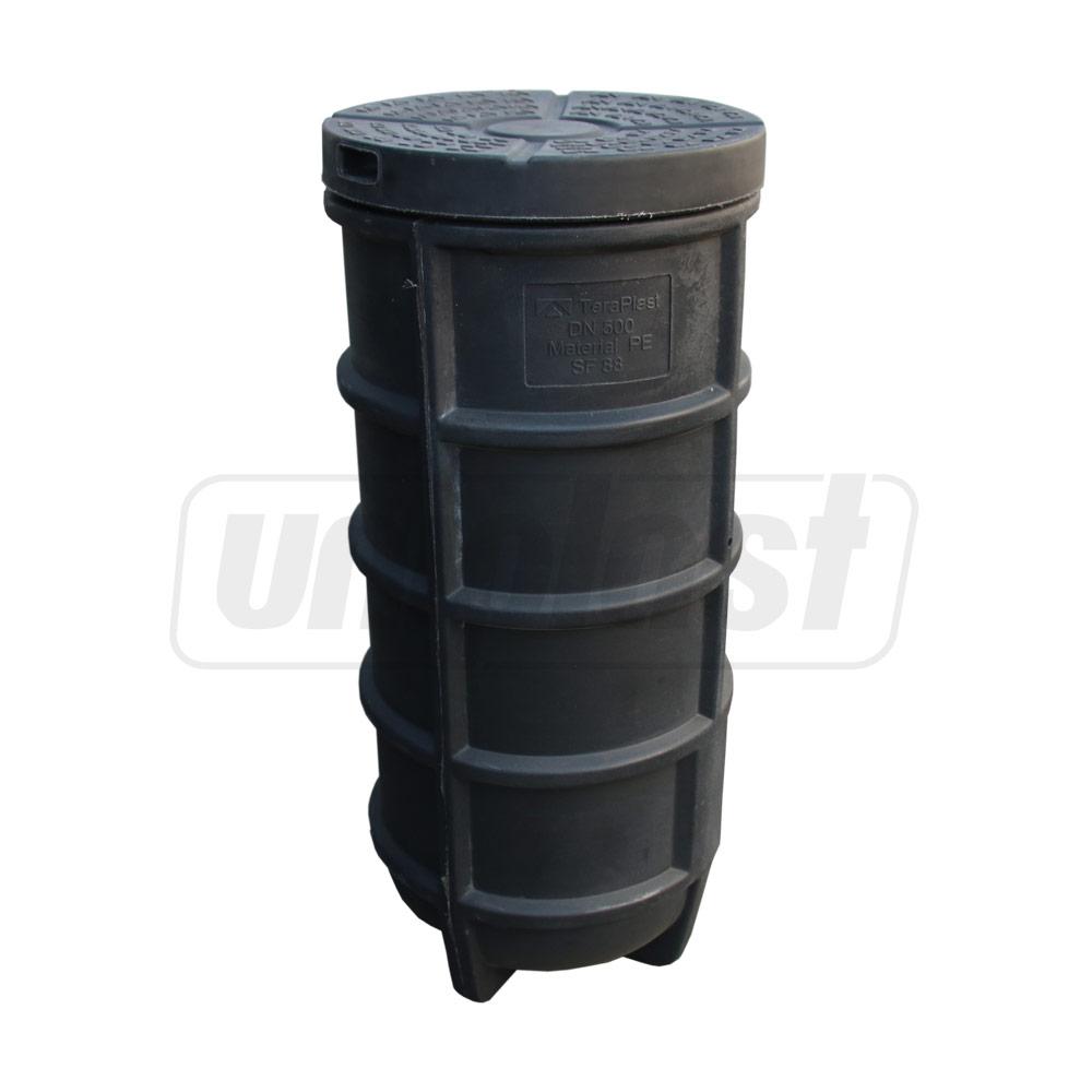 Camin PE Apometru D. 500 H=1200 mm cu capac filetat (neechipat)  TP