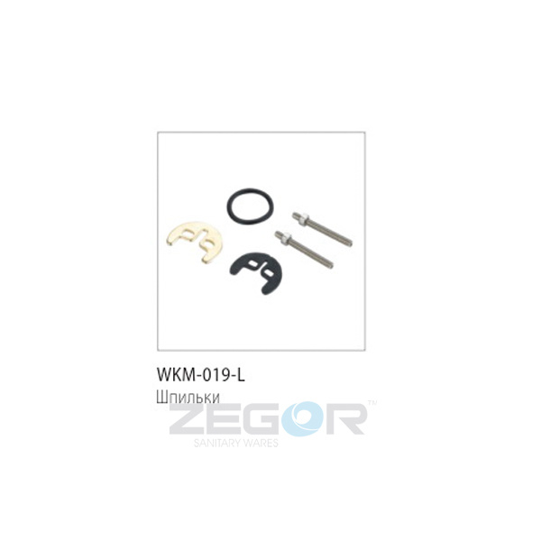 Крепление смесителя (скоба + 2 шпильки M6, L=5 см) ZEGOR