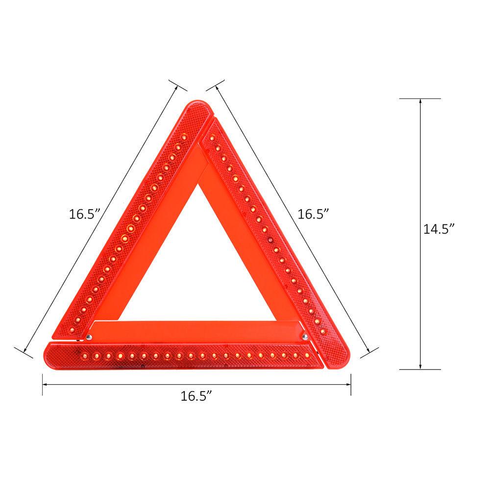 Треугольник автомобильный LED 420x420x420 мм
