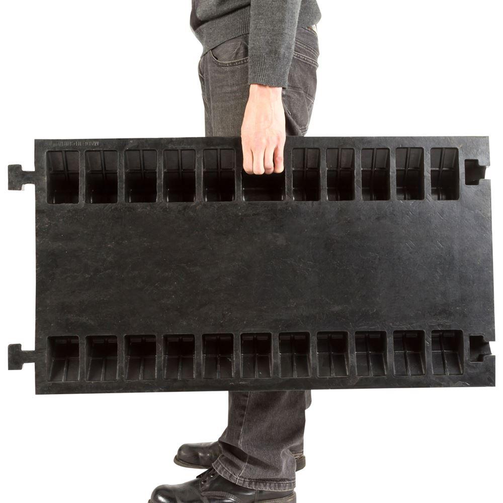 Кабель-канал (мост) дорожный для защиты, трехсекционный 900x500x70 мм, B125 CP03