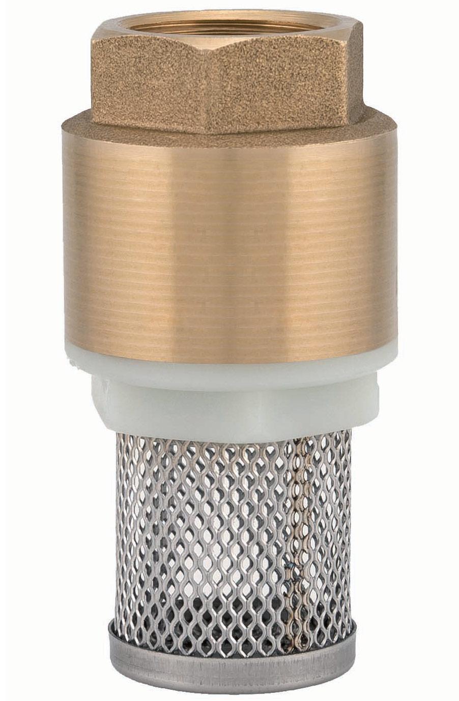 Sorb cu supapa de sens din alama cu sita inox D. 3" PN6 108  ITAP