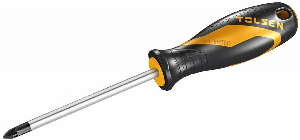 Отвертка крестовая PH2 x 150 мм с магнитным наконечником  TOLSEN