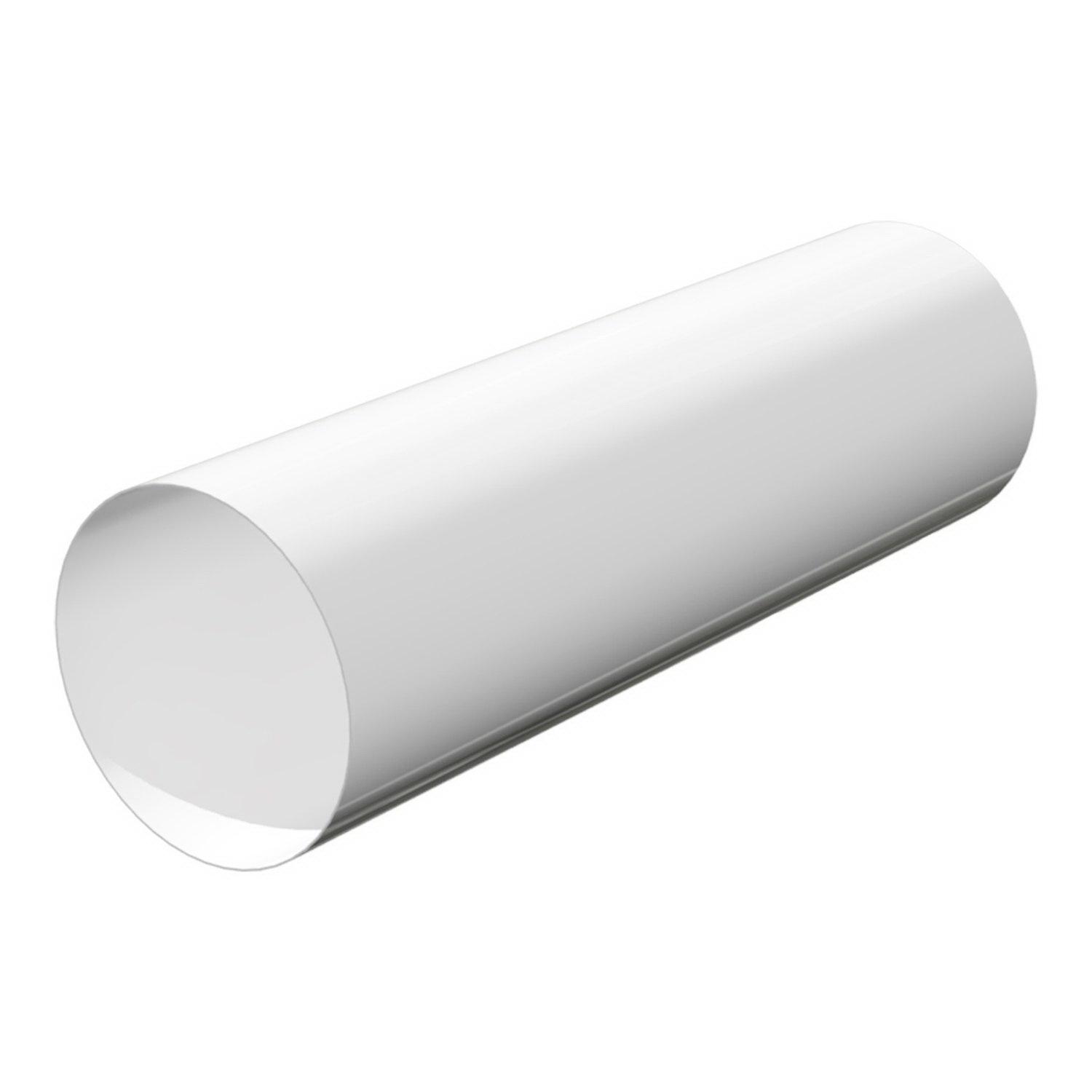 Canal de ventilatie rotund din plastic D.125 L= 500 mm  ERA