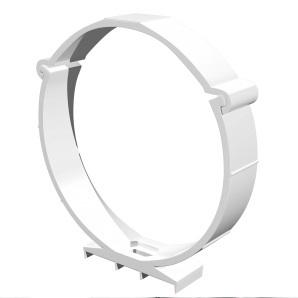 Suport tub ventilatie rotund din plastic D.100 10ДКП  ERA