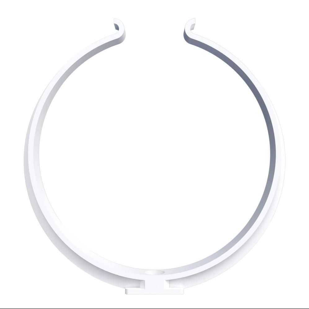 Suport tub ventilatie rotund din plastic D.150 15.16RDH  ERA