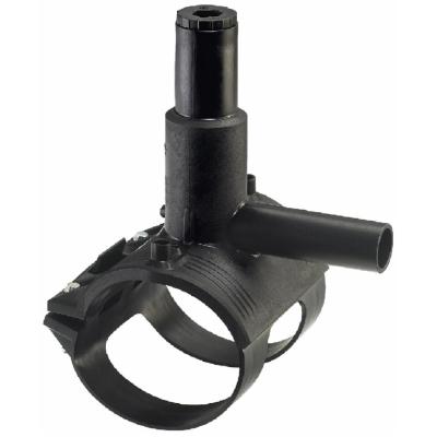 Седловой тройник e/f D. 90 x 63 Mono-Bloc Autoperforant PE100 SDR11  +GF+