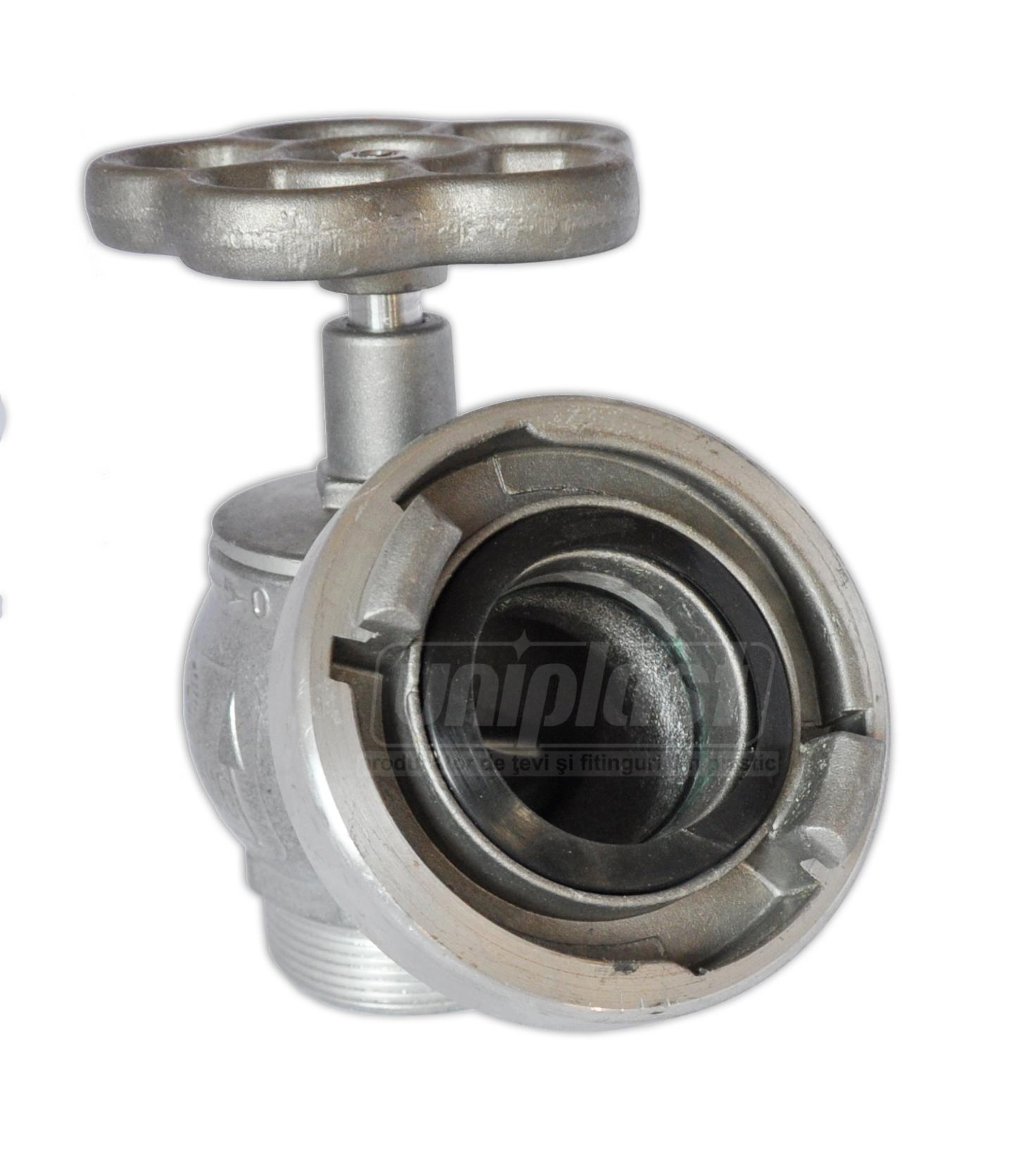 Robinet hidrant D. 2" FE cu racord fix, aluminiu STORZ PL