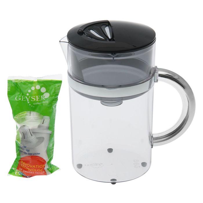 Фильтр кувшин 4.0 л Матисс Хром  ГЕЙЗЕР