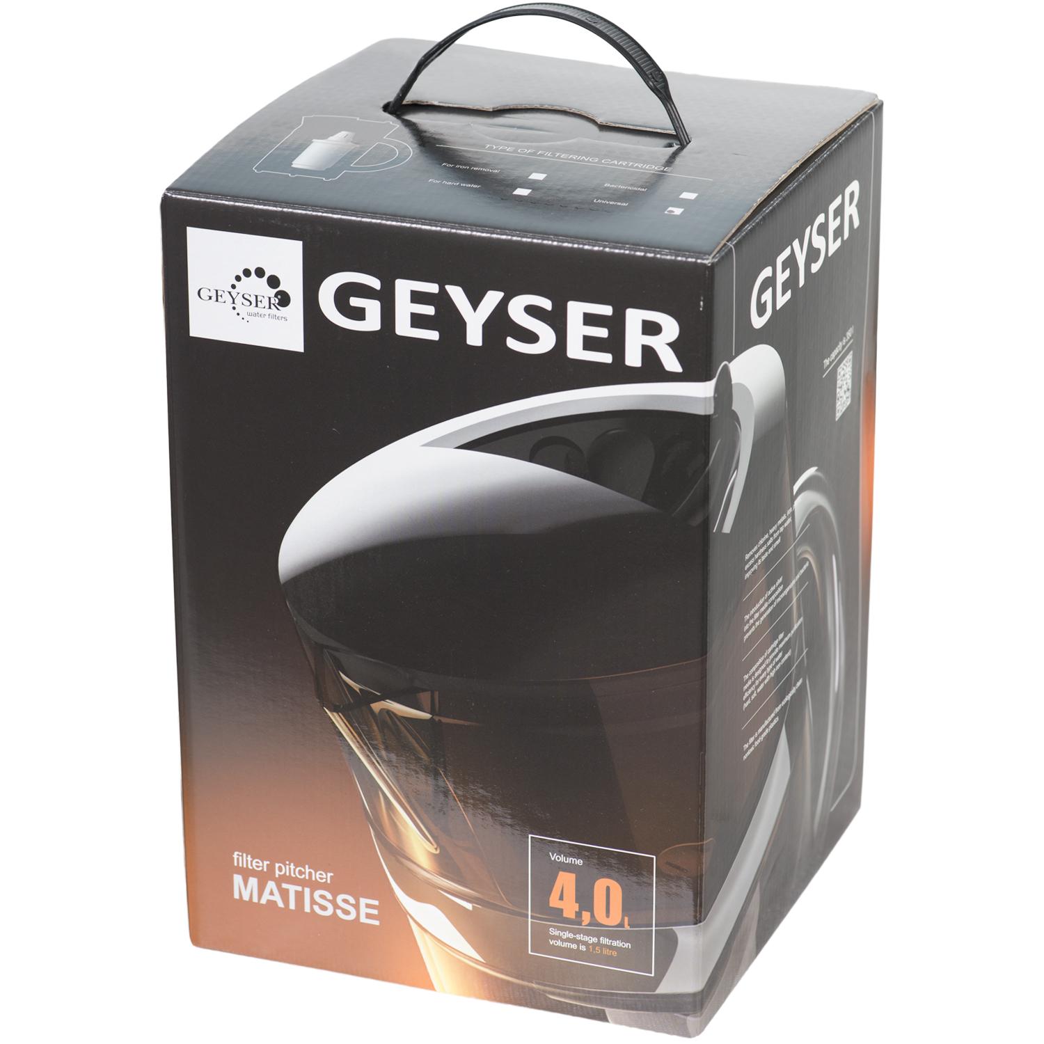 Фильтр кувшин 4.0 л Матисс Хром  ГЕЙЗЕР