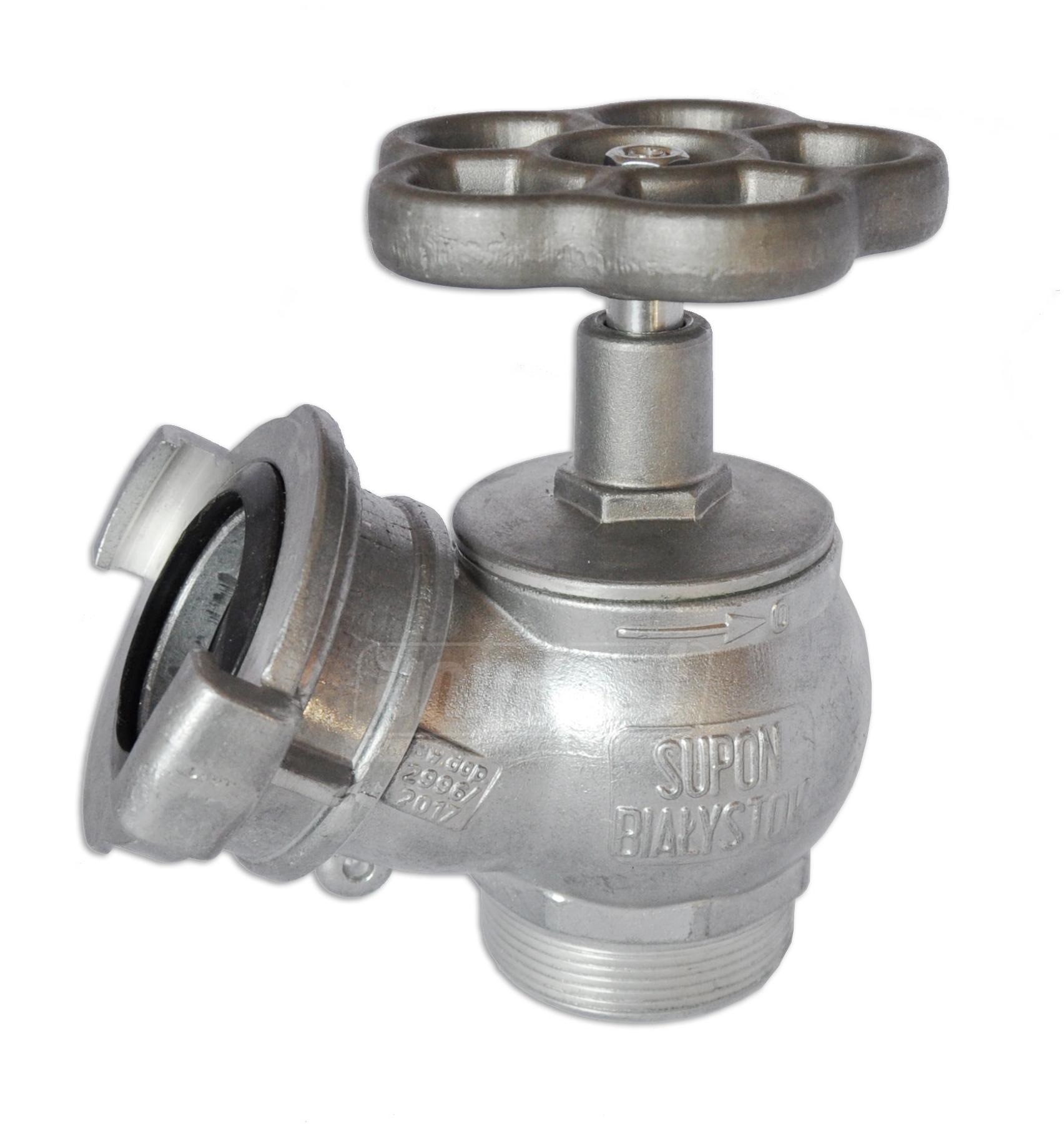 Robinet hidrant D. 2" FE cu racord fix, aluminiu GOST PL