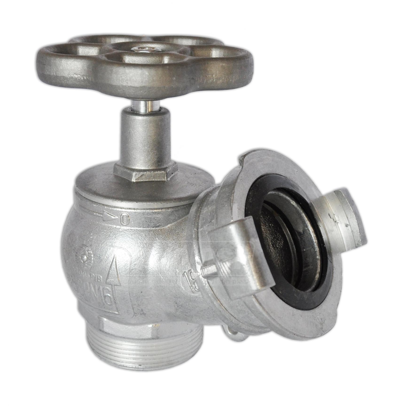 Robinet hidrant D. 2" FE cu racord fix, aluminiu GOST PL