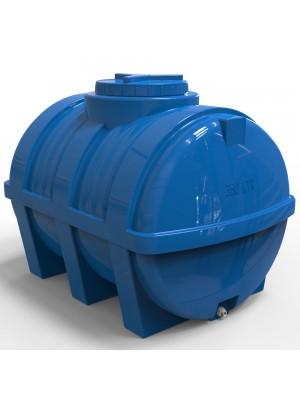 Rezervor apa 300 L orizontal, oval (albastru) х D. 1" FE 103x62x67 cm