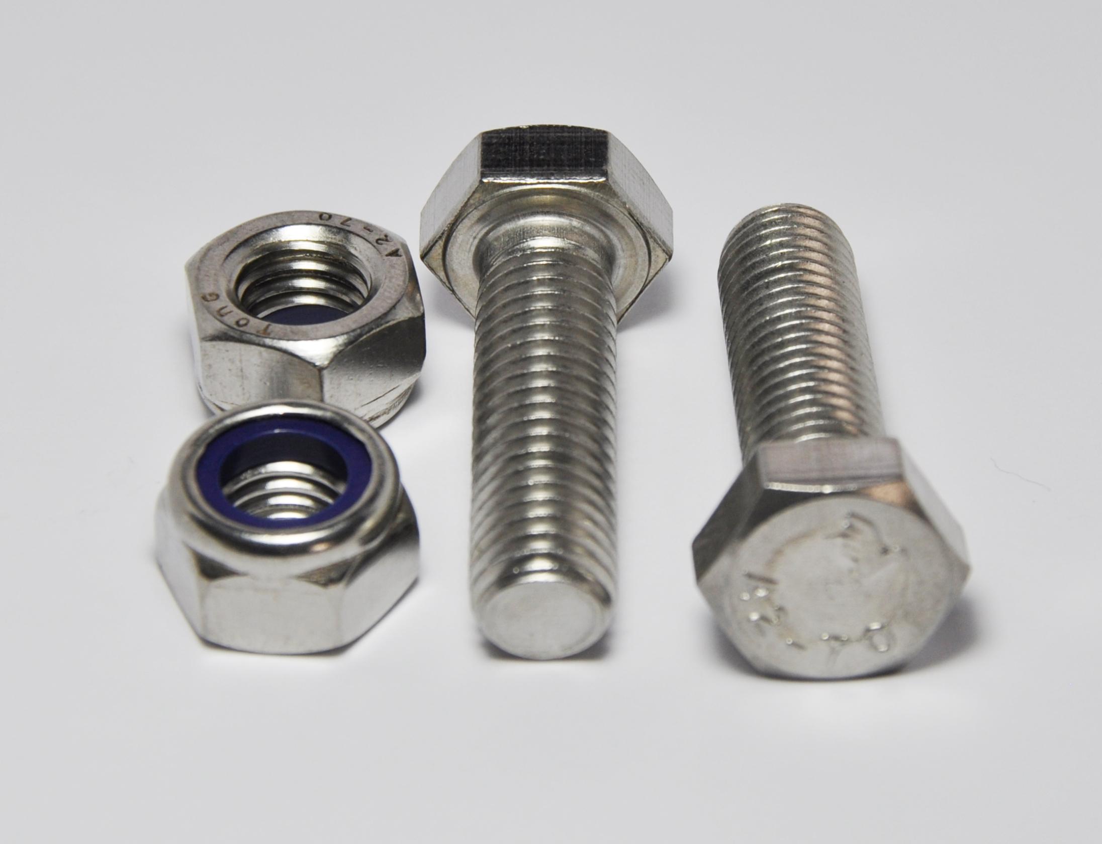 Крепежный комплект (винт + гайка M12) для дренажной системы FUNNEL сталь (2 шт.)  MUFLESYSTEM