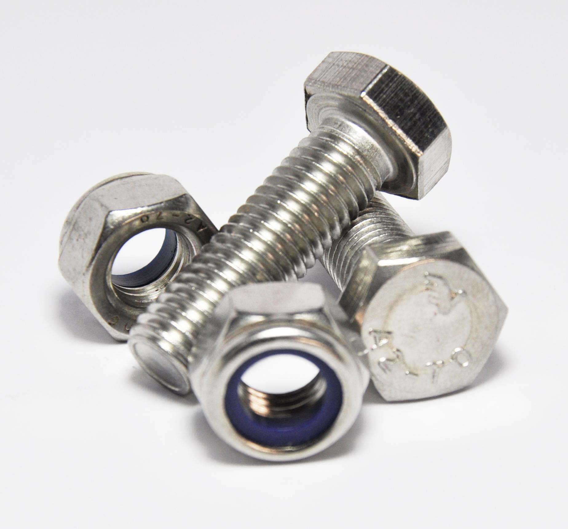 Set fixare FUNNEL (surub + piulita M12) otel (2 buc.)  MUFLESYSTEM