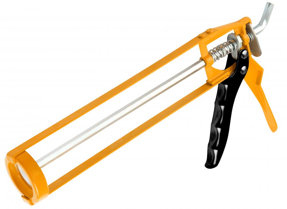 Pistol pentru silicon 9" 225 mm, aluminiu TOLSEN