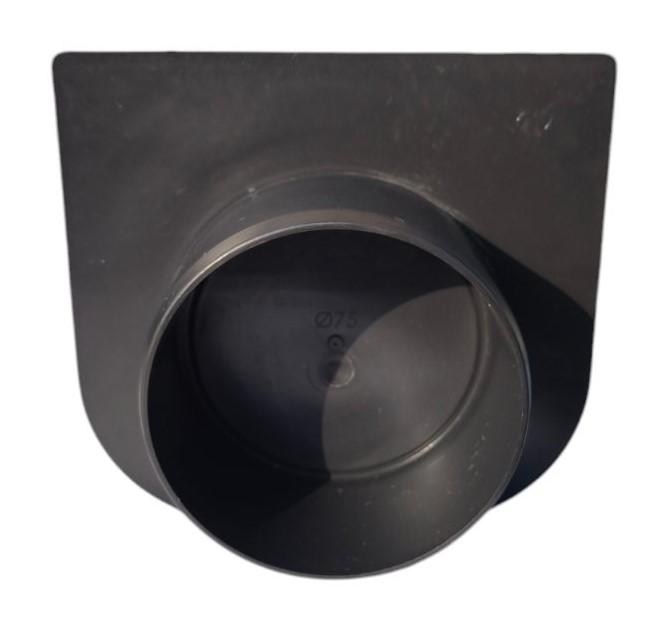 Dop-scurgere pentru rigola PP 100x100 mm D. 75 (Art. 50011010075) SAB