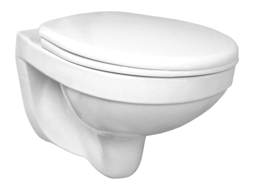 Унитаз подвесной с крышкой ПП Альфа  SANTERI SK (RU)