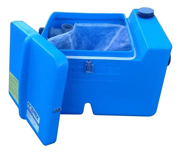 Separator de grasimi bucatarie SG 0.5-0.04 "Optima" F (cu filtru in set + 4 rezerva) 0.5 m³/h PLK