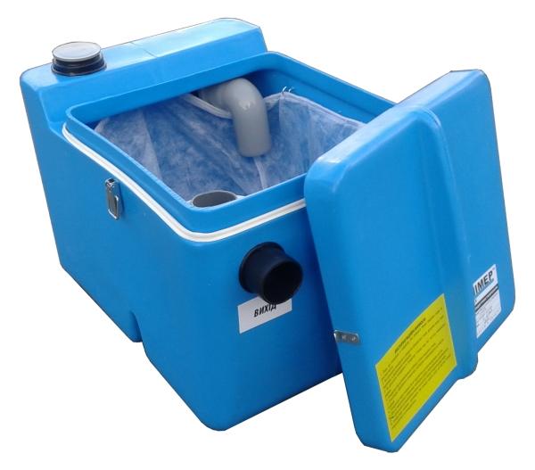 Separator de grasimi bucatarie SG 0.5-0.04 "Optima" F (cu filtru in set + 4 rezerva) 0.5 m³/h  PLK