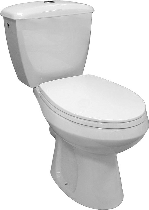 Compact cu alimentare laterala ELISSA alb Econom cat. C  OSKOLSKAIA KERAMIKA