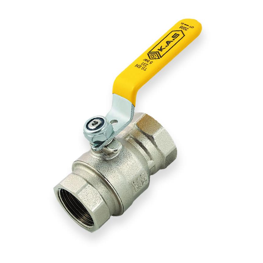 Robinet bila D.  3/4" FI/FI "GAZ" PN20 miner  KAS