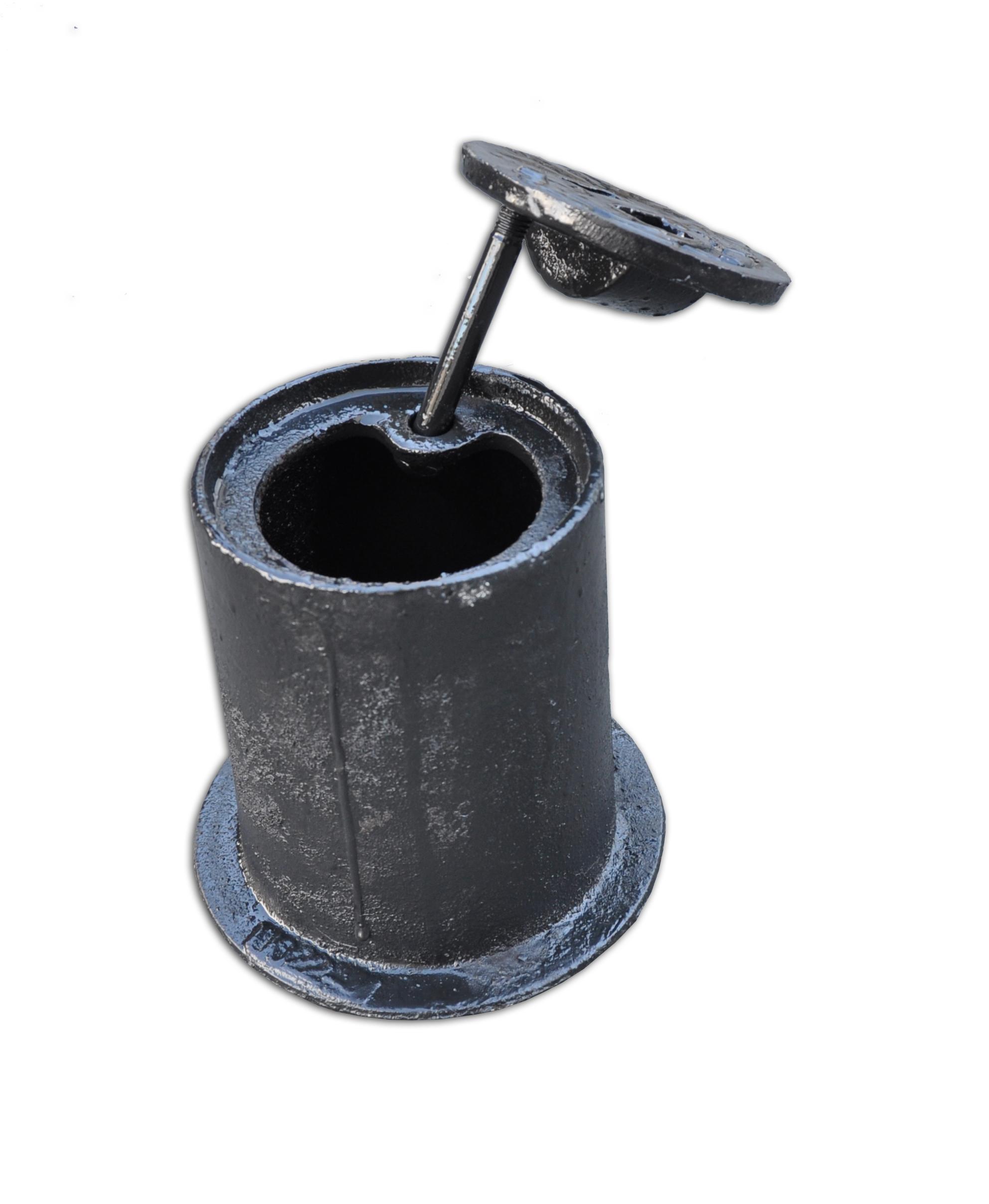 Люк малогабаритный (ковер для штоков) D.100/154 D400 2.9 кг H=150 мм