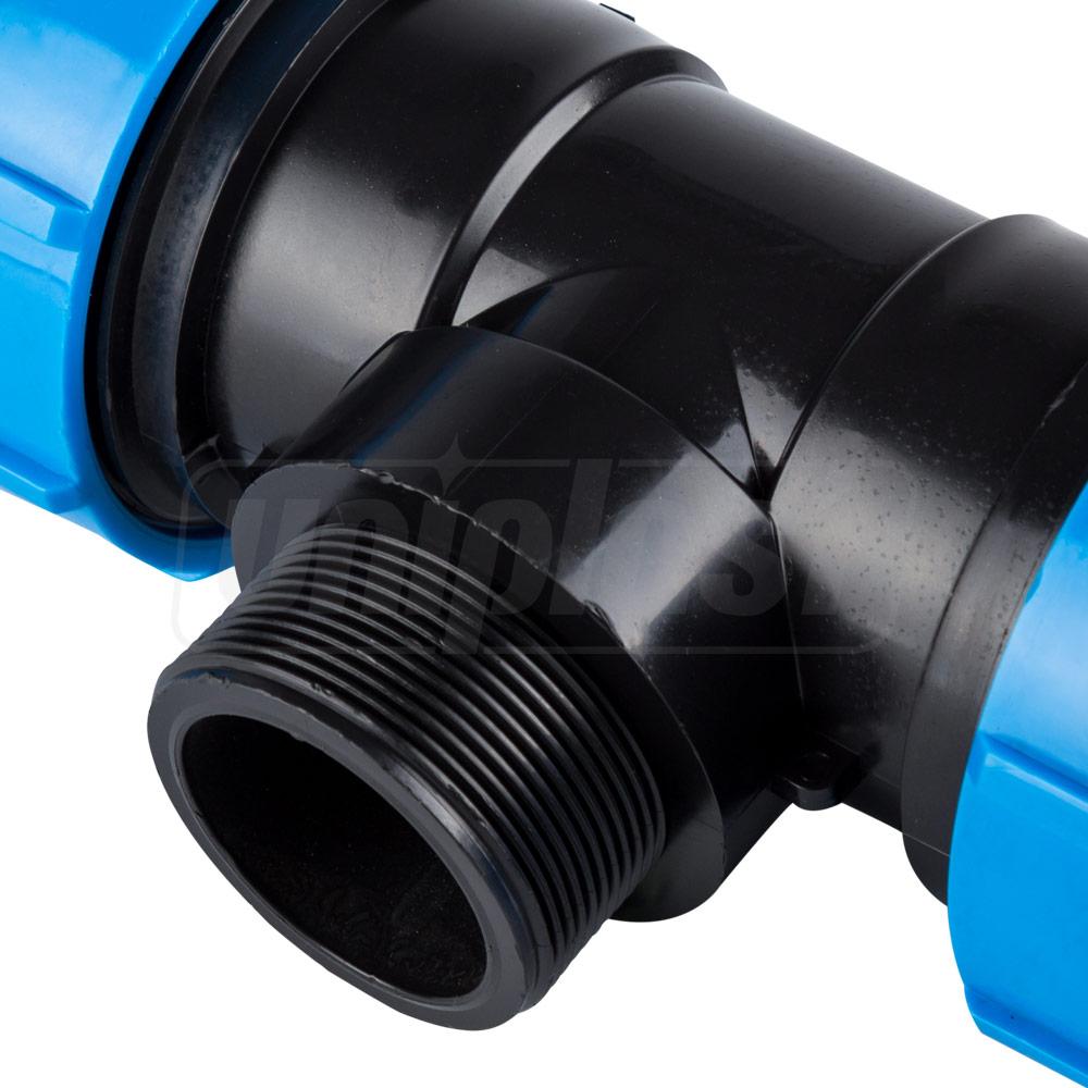 Teu compresiune D. 63 x 2.1/2" x 63 FE / T UNISERA