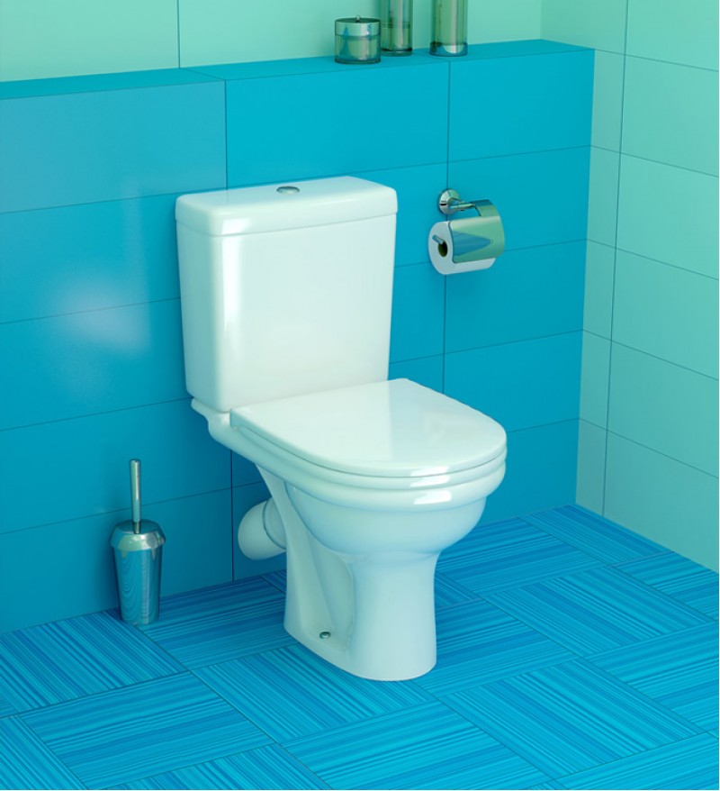 Компакт 3-6 л с нижней подводкой Vizit, с крышкой, выпуск косой  SANTERI SK (RU)