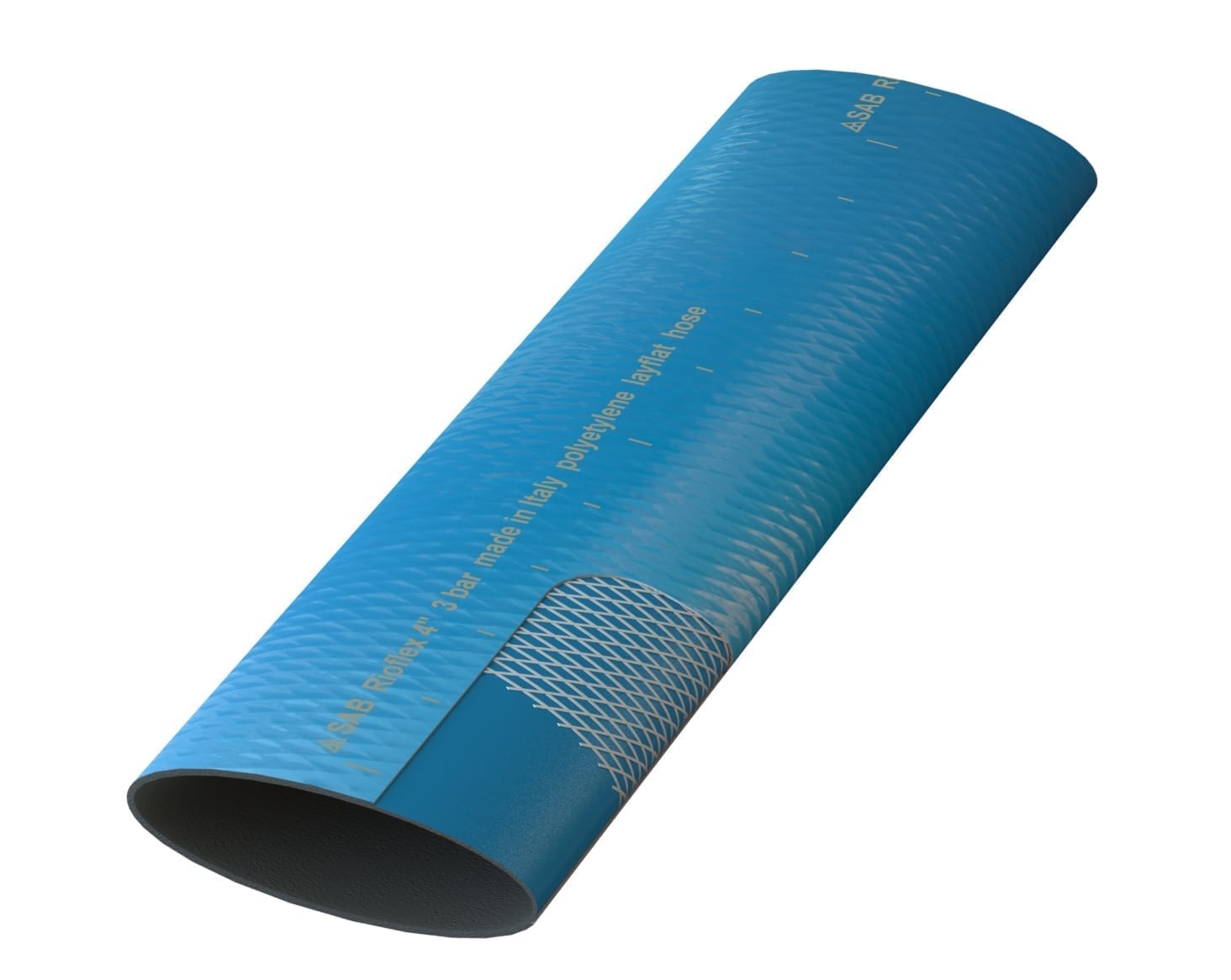 Шланг плоский RioFlex PE D. 3" PN4  SAB