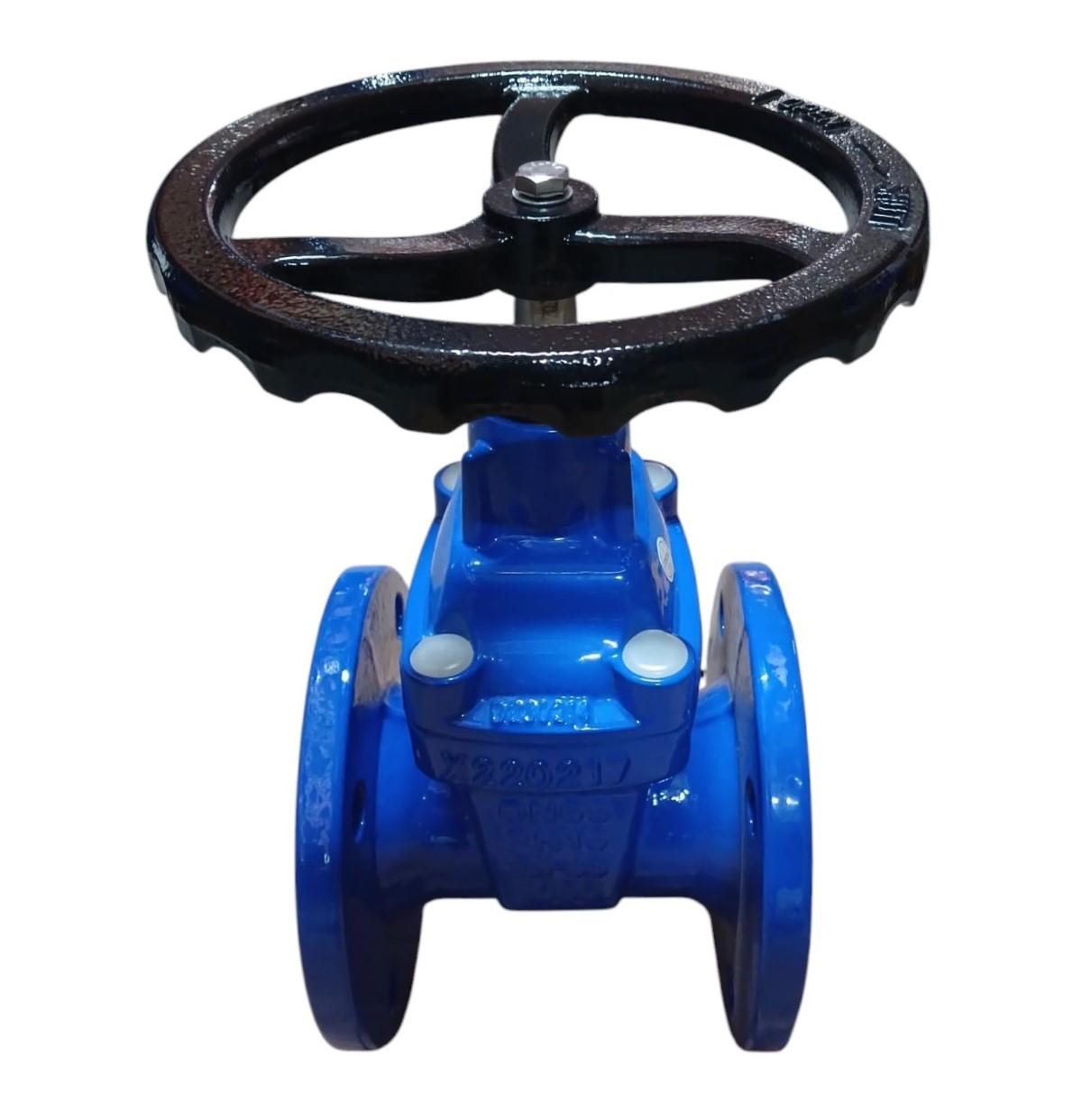 Задвижка чугунная D. 65 PN16 обрезиненный клин EN558 (Serie 14) (L=170 мм) (4 отверстия)  WATO