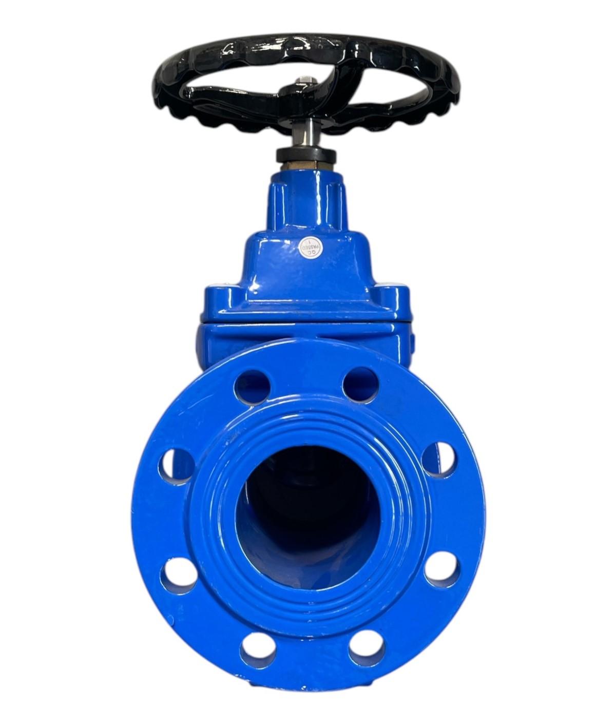 Задвижка чугунная D. 80 PN16 обрезиненный клин EN558 (Serie 14) (L=180 мм) (8 отверстий)  WATO