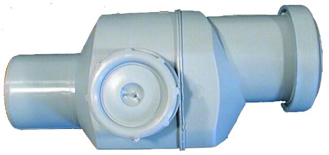 Clapeta de sens unic D. 50 PVC orizontala / verticala (gri) HL4 HL
